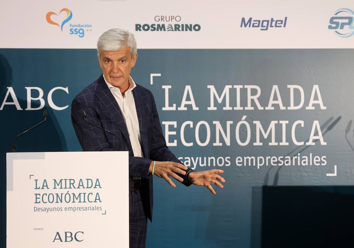Ignacio Silva, durante su participación en La Mirada Económica de ABC