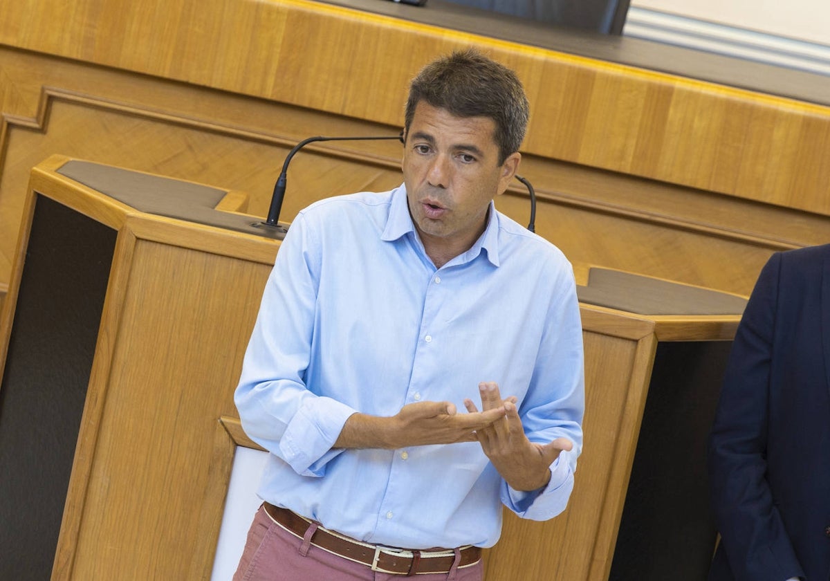 Imagen de archivo del aspirante a presidir la Generalitat Valenciana, Carlos Mazón