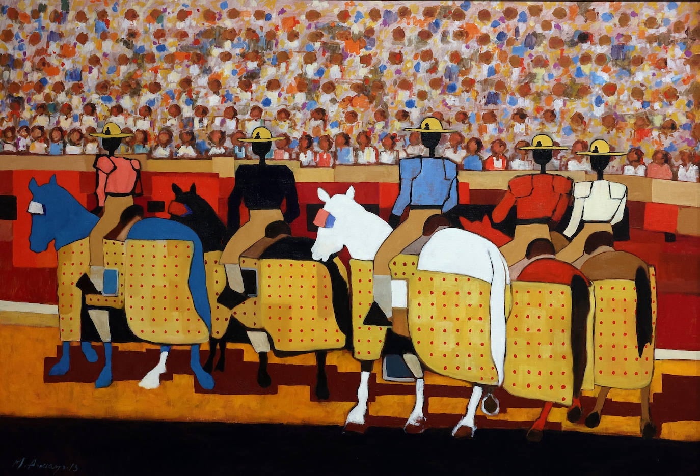 La exposición de pintura de Mariano Aguayo en Córdoba, en imágenes