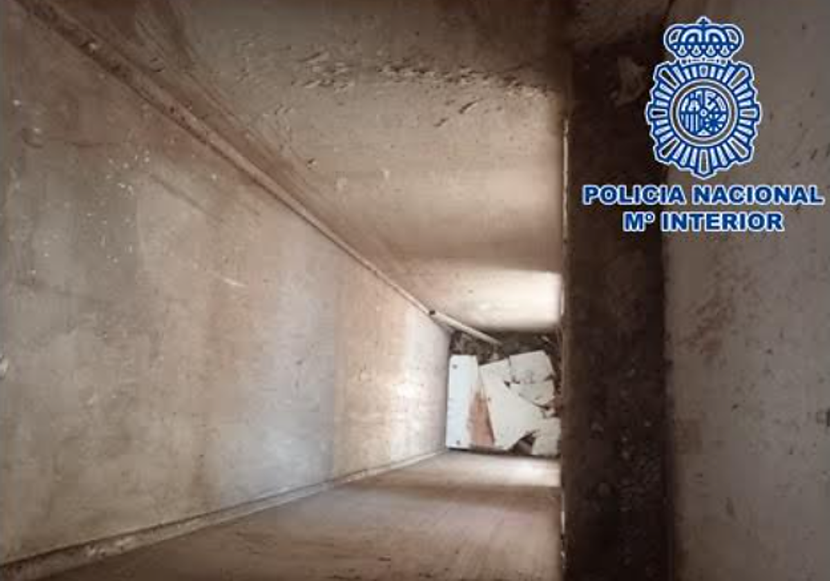 Inmueble ocupado donde ocurrieron los hechos