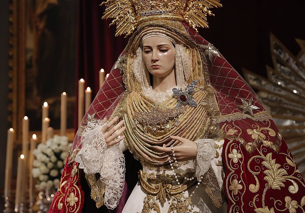 La Virgen de Regla, el día de su bendición en noviembre de 2019