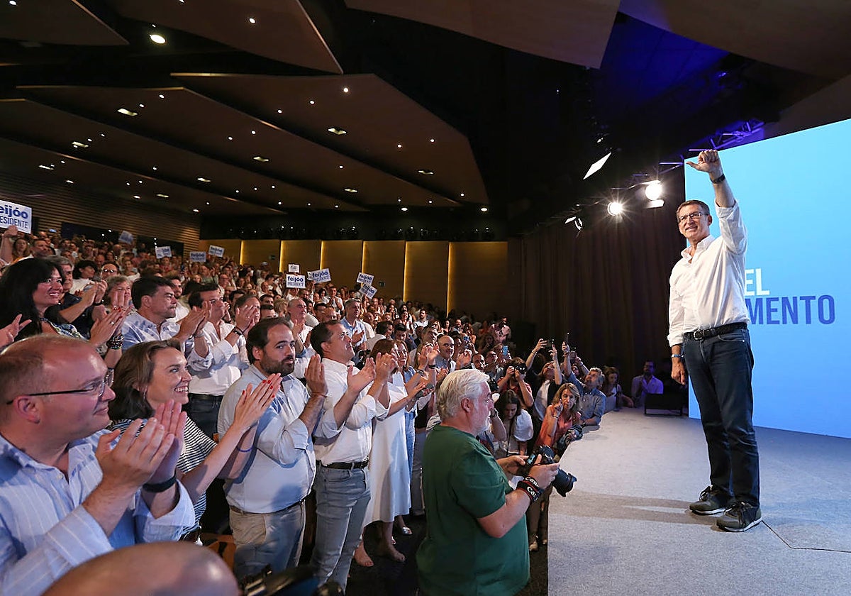 Feijóo, en Toledo, en la clausura de las jornadas