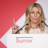 Yolanda Díaz: «En Toledo nos disputamos un escaño con el PP; salgamos todos a votar»