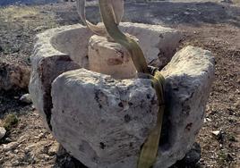 Así es el molino de aceite romano que ha aparecido tras arrancar un olivo en Baena