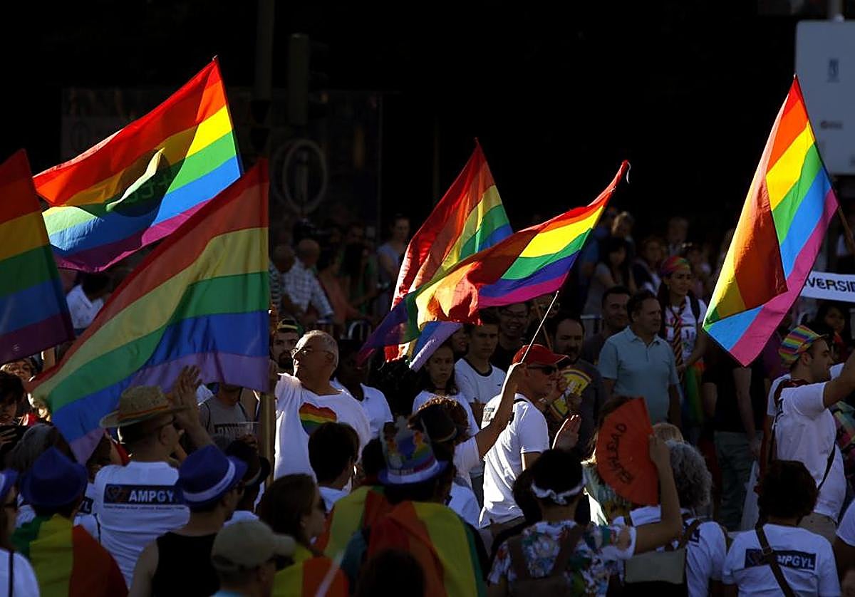 Una manifestación del Orgullo en Madrid, la semana pasada