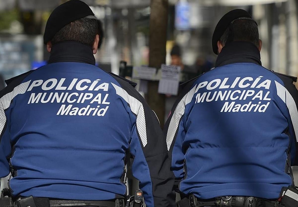 Agentes de la Policía Municipal de Madrid, en una imagen de archivo
