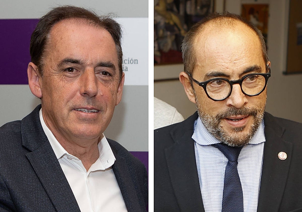 Los líderes de PP y PSOE en Soria, Benito Serrano y Luis Rey