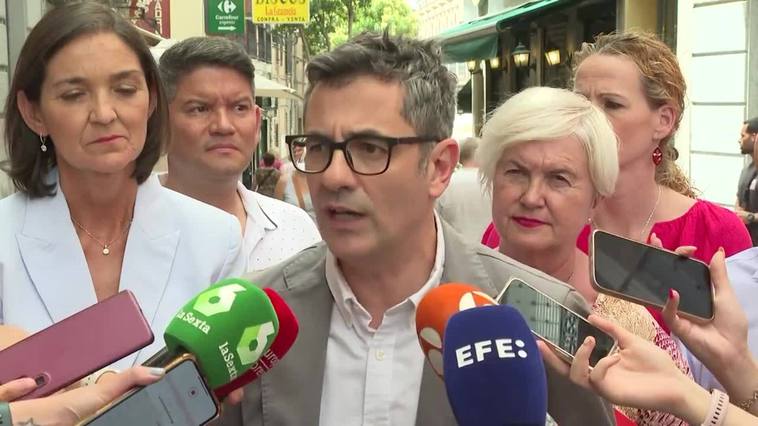 Bolaños sobre el CIS: "Señala la tendencia al alza del PSOE"