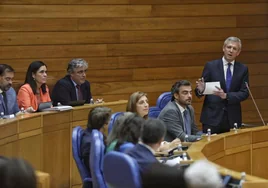 Rueda acusa a PSdeG y BNG de tener «ganas» y «necesidad» de que Vox esté presente en Galicia