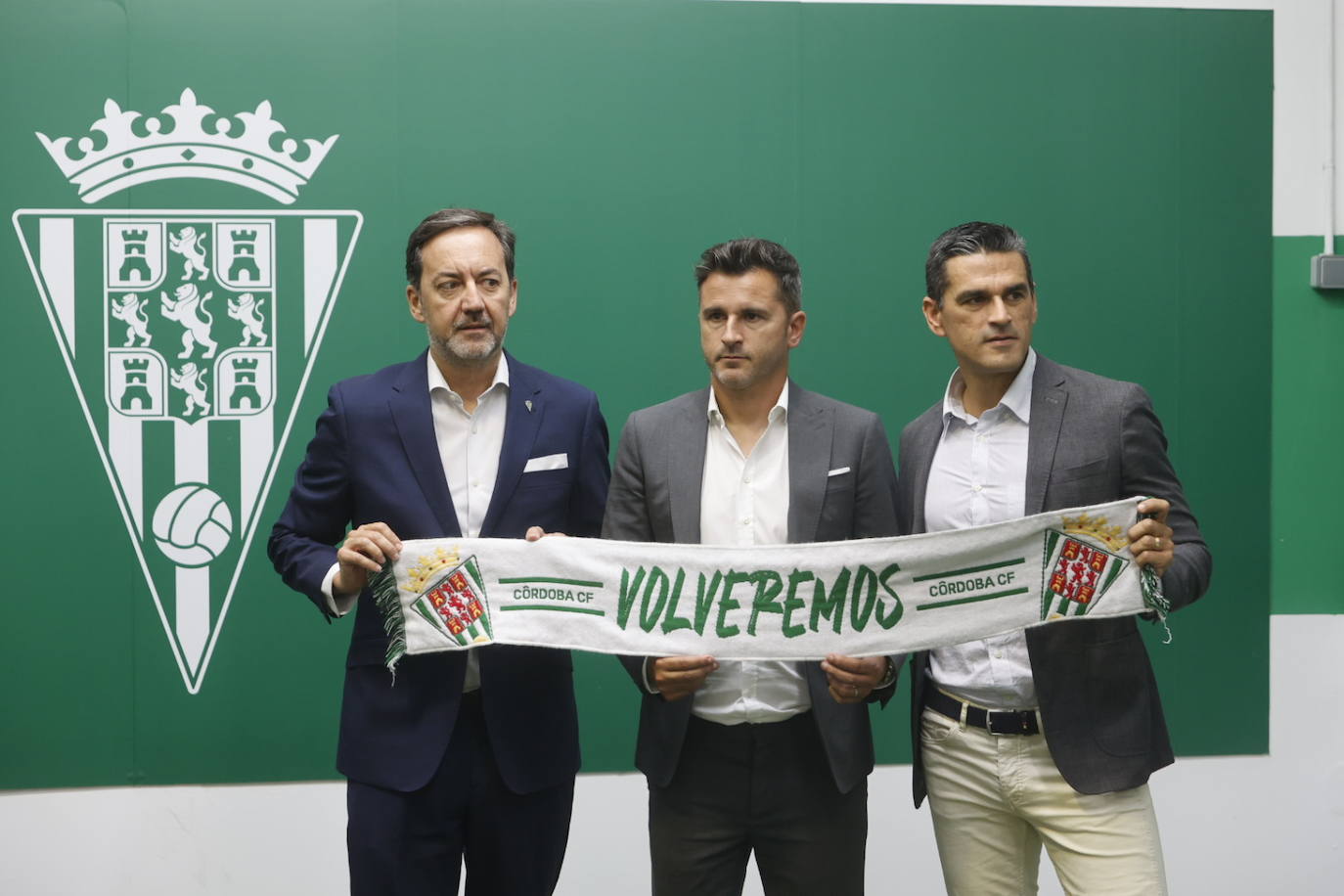 La presentación de Iván Ania como nuevo entrenador del Córdoba CF, en imágenes