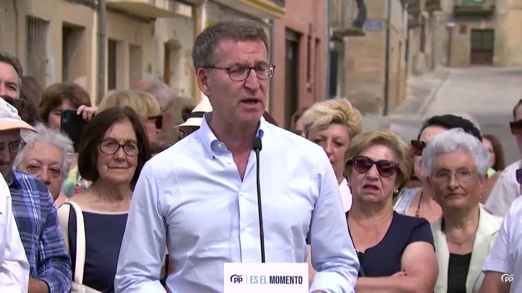 Feijóo llevará al debate con Sánchez el "hartazgo del sanchismo" y las "dificultades" de las familia
