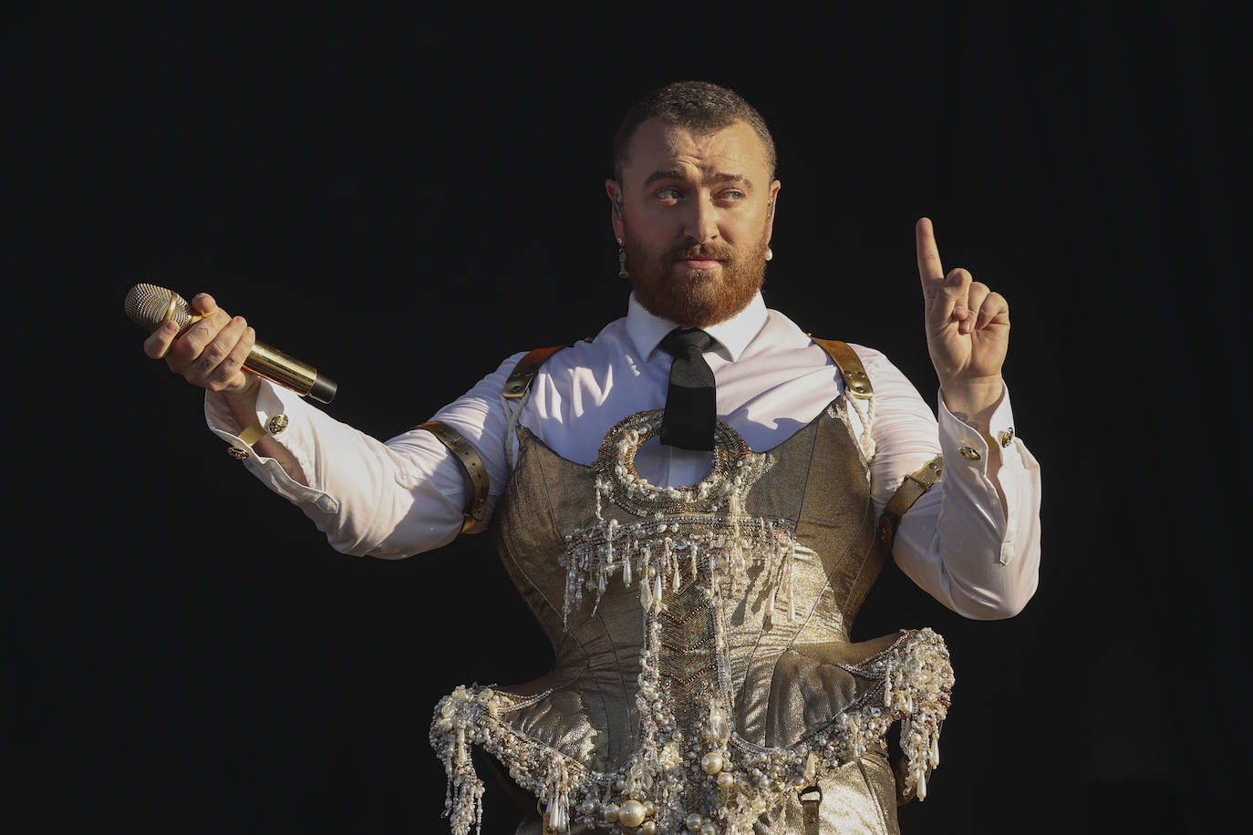 Sam Smith durante el concierto