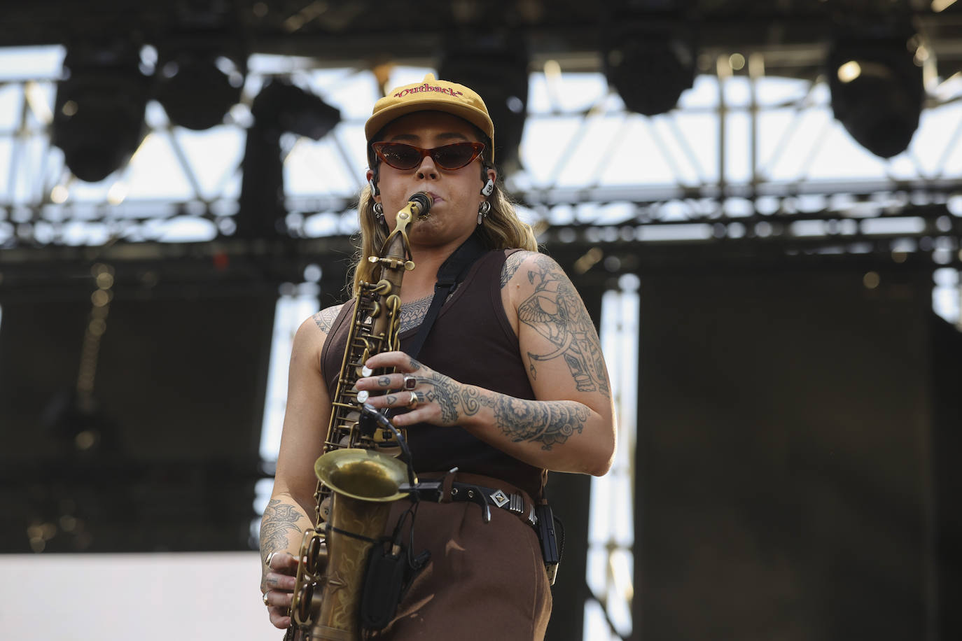 La cantante australiana Tash Sultana este viernes en el Mad Cool 