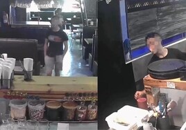 Un restaurante de Valencia difunde un vídeo para encontrar al joven que le robó 700 euros en propinas