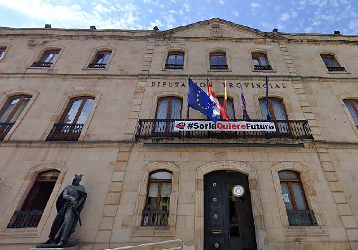 Exterior de la Diputación provincial de Soria