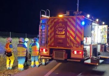 Muere una mujer de 31 años tras chocar contra un camión en Ajalvir