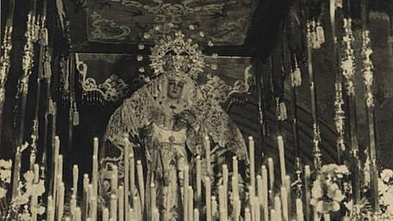 El primer palio ochavado de la Virgen de la Esperanza de Córdoba