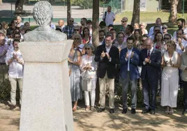 Rajoy y Moreno piden justicia para las víctimas de ETA con crímenes sin resolver en el homenaje a Martín Carpena