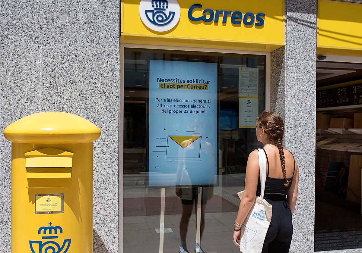 Oficina de Correos en las Islas Baleares