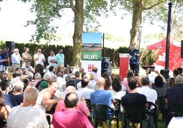 Page pide el voto para Sánchez: «El PSOE cuenta con la bandera de la limpieza y la honestidad»