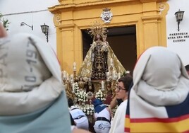 La fervorosa procesión de Nuestra Señora del Carmen de Puerta Nueva de Córdoba, en imágenes