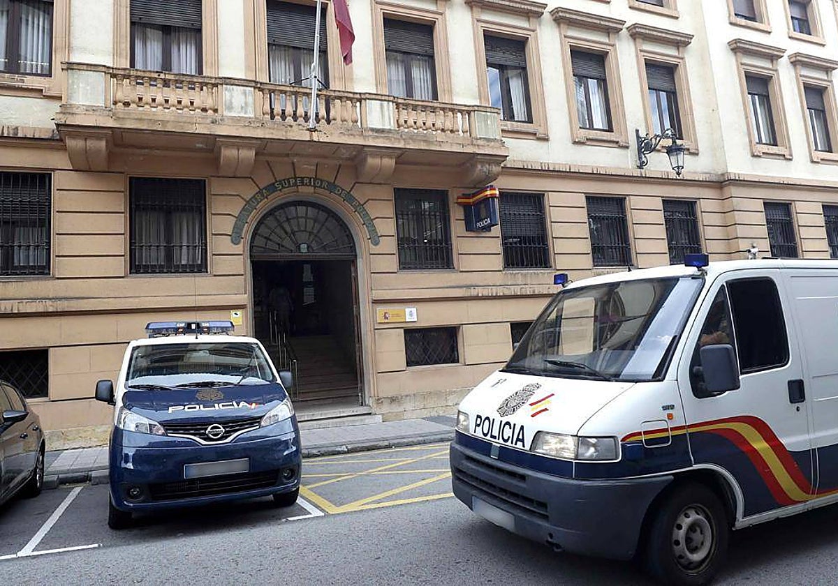 Fotografía de archivo de la Jefatura de Policía de Oviedo