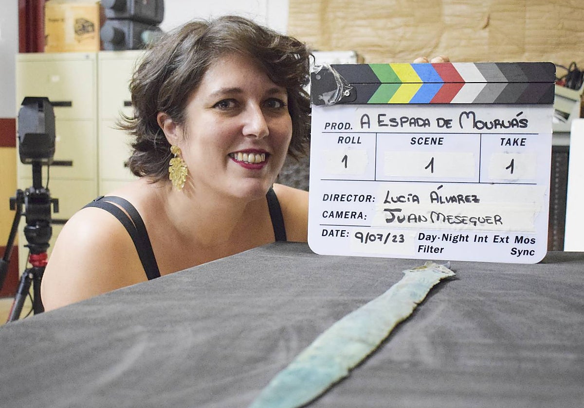 Lucía Álvarez, directora del documental 'A espada de Mouruás'