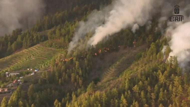 Empeora la calidad del aire por el incendio de La Palma