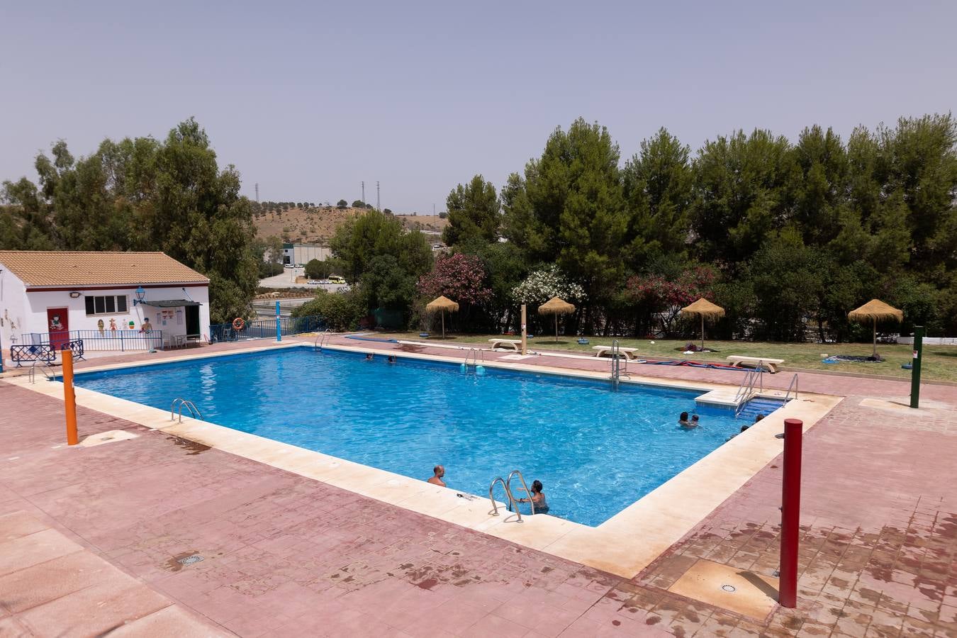 Vista de la piscina municipal de la localidad malagueña de Casabermeja