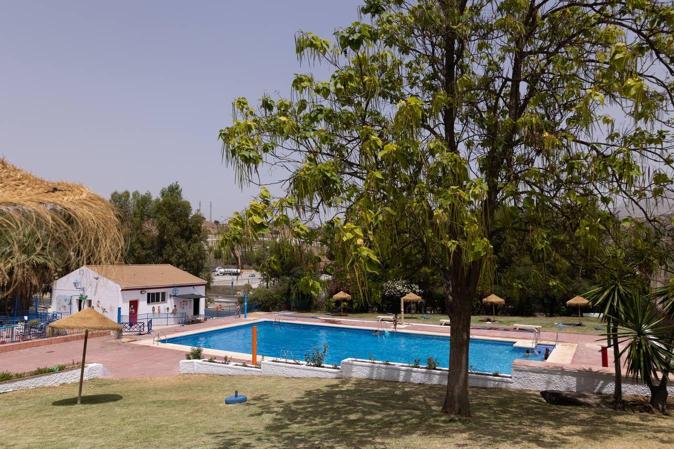Vista de la piscina municipal de la localidad malagueña de Casabermeja