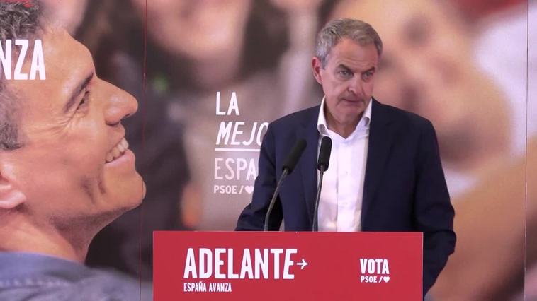 Zapatero afirma que decidió participar "activamente" en la campaña para "exigir respeto democrático"