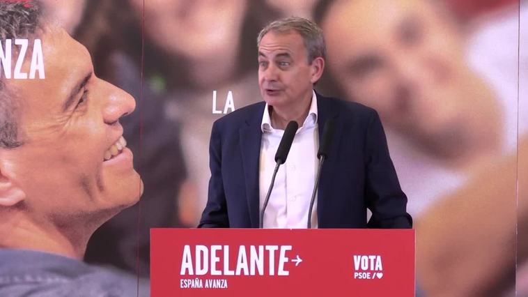 Zapatero sobre Feijóo: "Cuando se va con la mentira, antes o después se pierde"