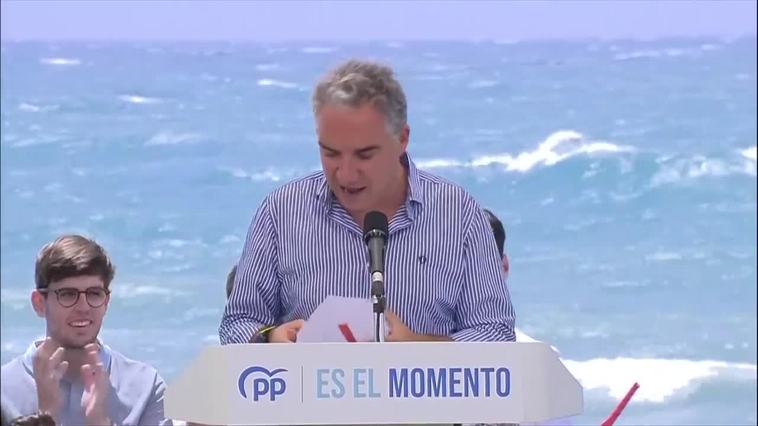 Bendodo (PP) pide a españoles "el último tirón" para llevar a Feijóo a La Moncloa