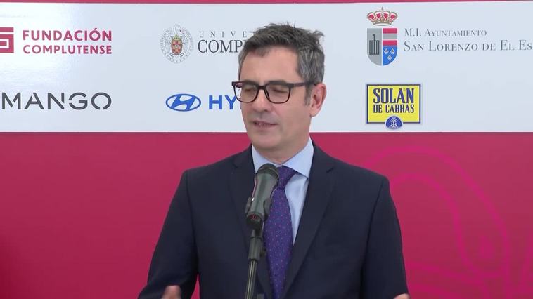 Bolaños se declara optimista y espera una movilización "muy alta" a favor del PSOE
