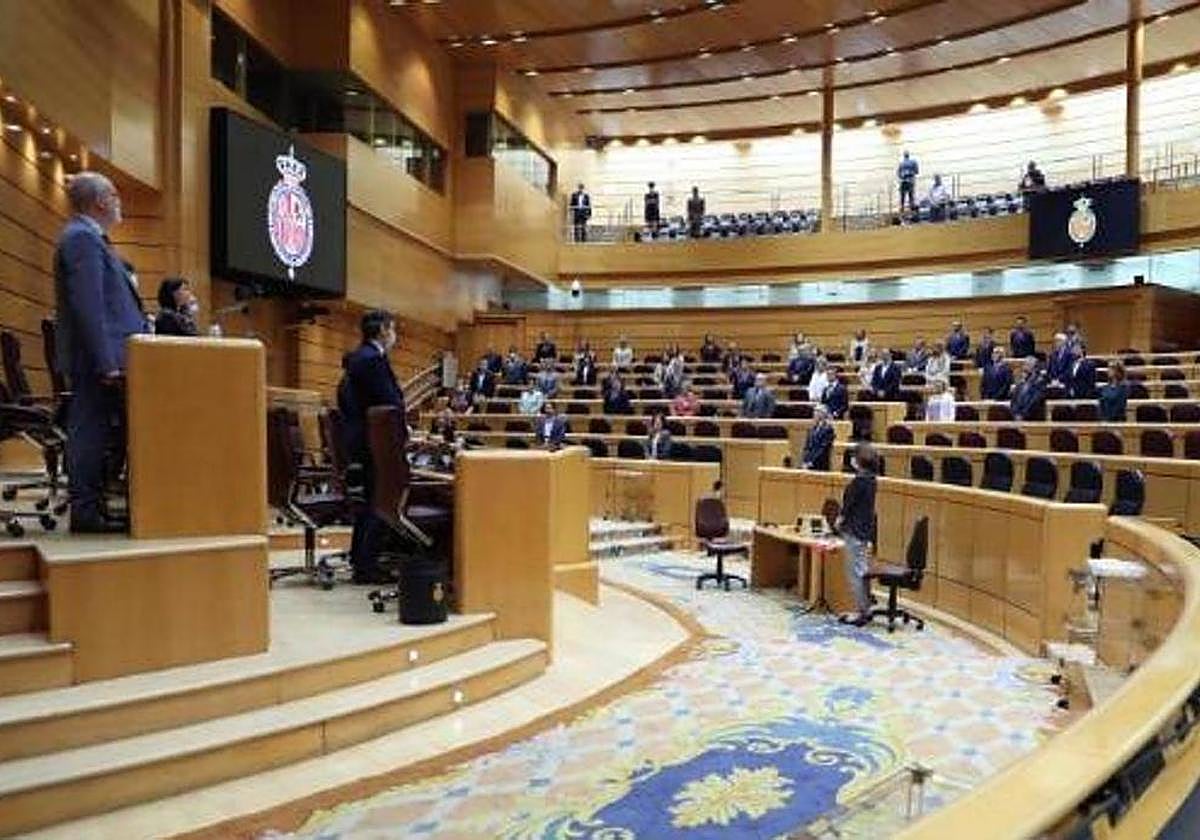 Pleno del Senado en una imagen de archivo