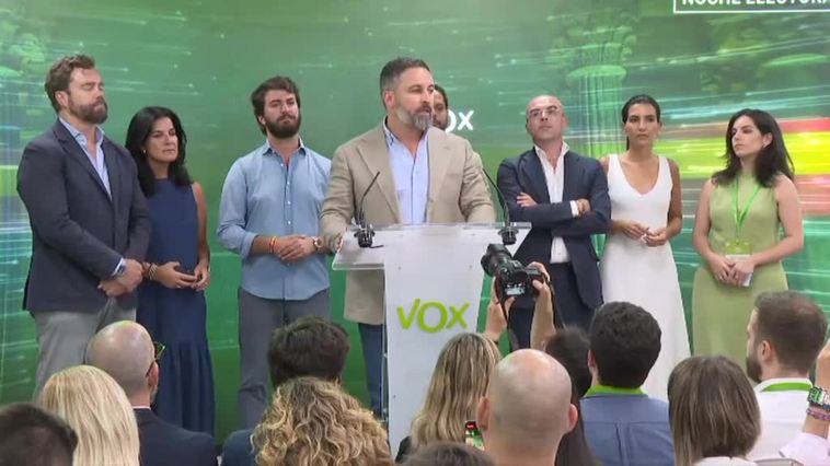 Abascal: "España va a resistir. Estamos preparados tanto para hacer oposición como para una repetición electoral"