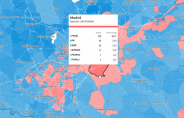 Mapa  | ¿Qué han votado tus vecinos? Los resultados de las elecciones generales, calle a calle