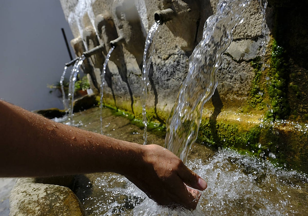 La característica Fuente de Abajo del municipio gaditano de Grazalema