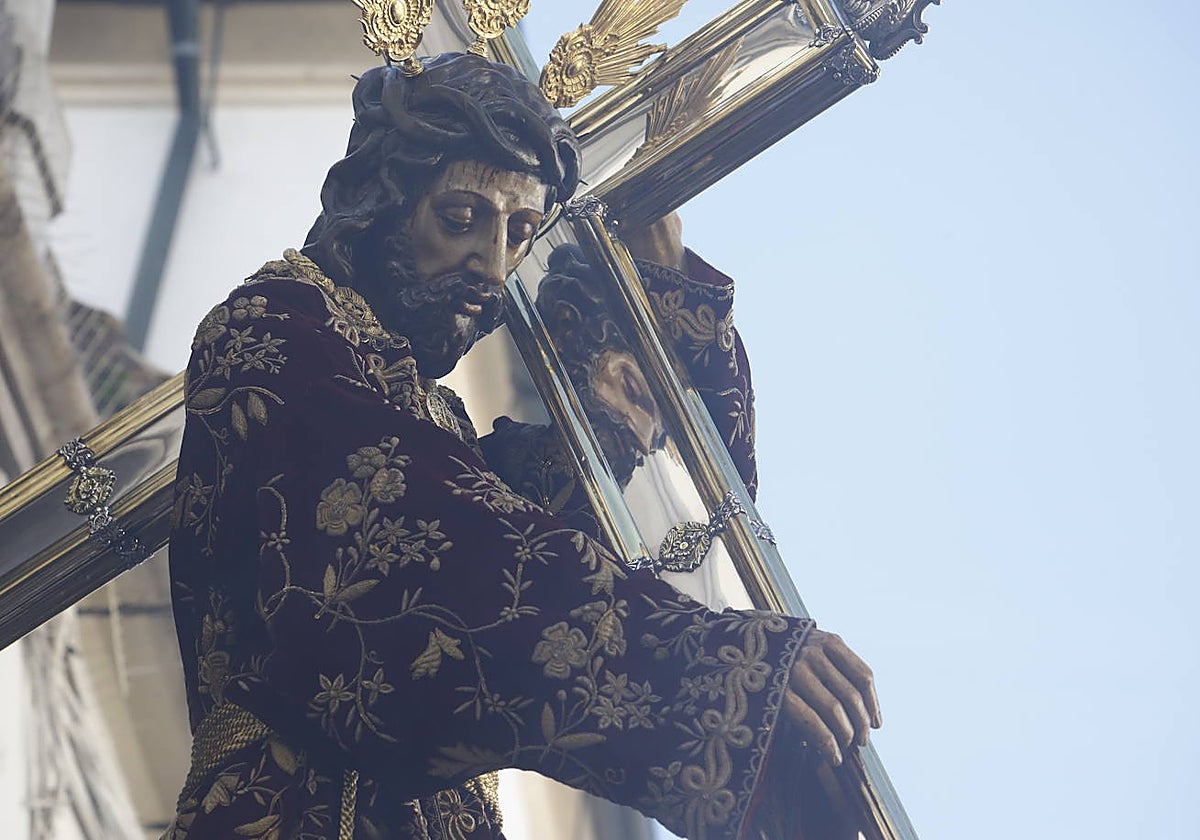 Jesús Nazareno, durante su procesión del Jueves Santo de 2023