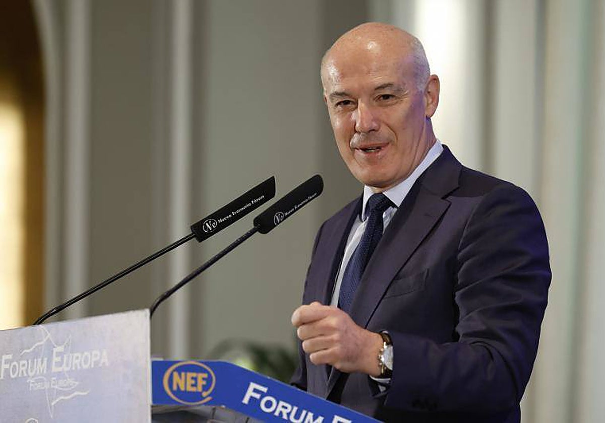 El presidente de GAD 3, este lunes en un desayuno informativo en Madrid