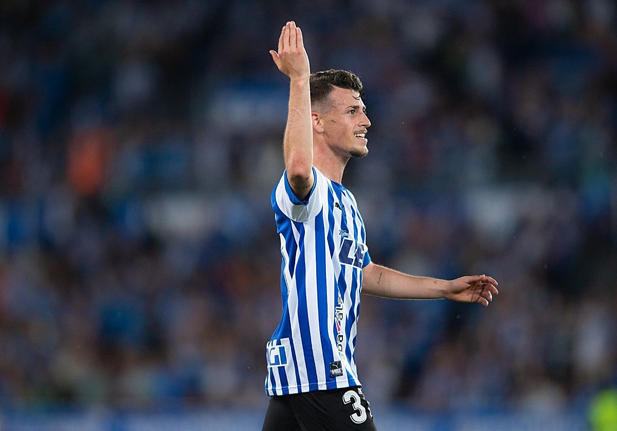 El cordobés Antonio Blanco durante un partido con el Deportivo Alavés