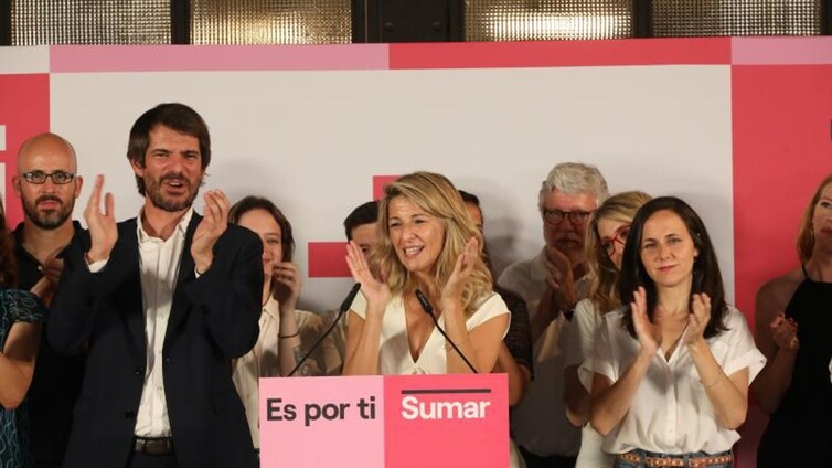 Sumar ignora el ataque de Podemos pero indica que triplican los datos de Belarra del 28M