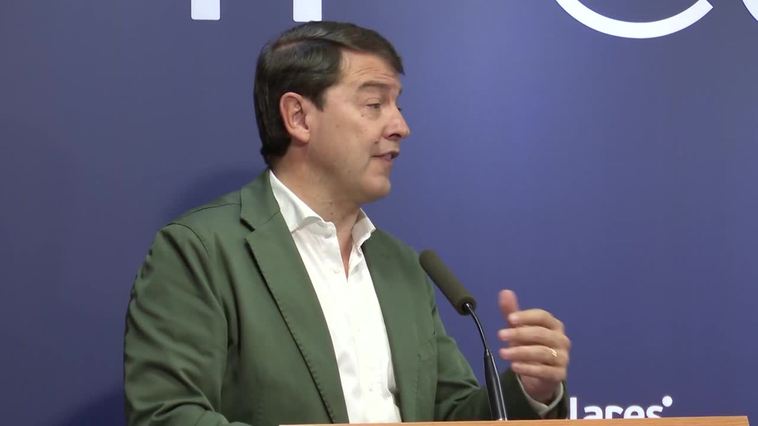 Mañueco ve a Feijóo como el único presidente frente al "bloqueo" o a una "coalición de perdedores"