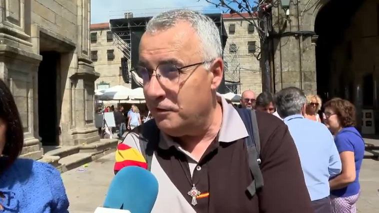 Miles de personas disfrutan en Santiago de Compostela del día del Apóstol
