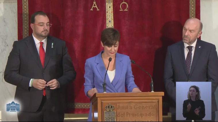 Isabel Rodríguez agradece la lealtad de Asturias al gobierno de España