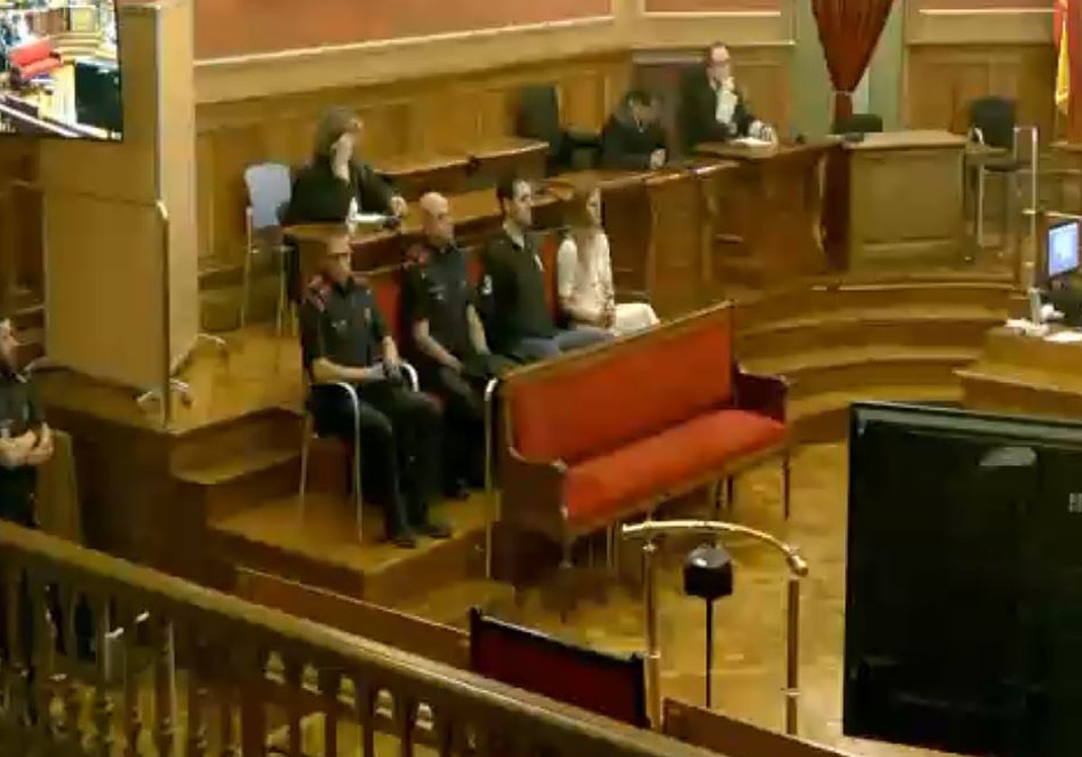 Musetescu, durante la lectura del veredicto este jueves en la Audiencia de Barcelona