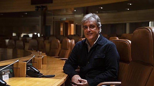 Pedro Puy, en una entrevista reciente con ABC