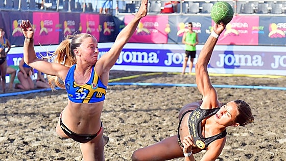 Suspenden temporalmente en Almería el Campeonato de España de Balonmano Playa por pinchazos de clavos