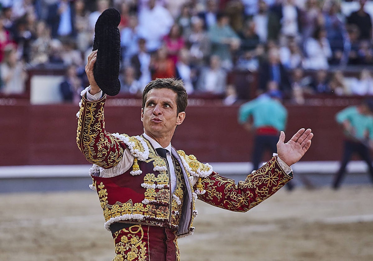 El Juli, en una corrida en Las Ventas esta temporada
