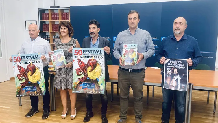 Herrera de Pisuerga contará con Marta Sánchez para celebrar su 50 Festival del Cangrejo